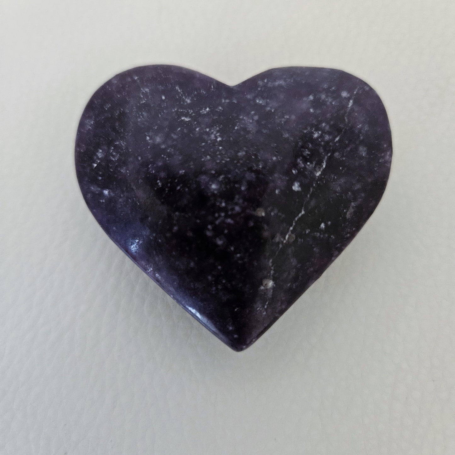 Purpurite en forme de coeur