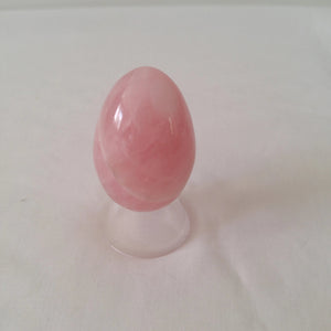 Œuf en quartz rose