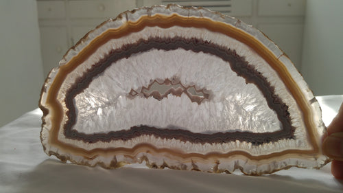 Agate rubanée dendritique