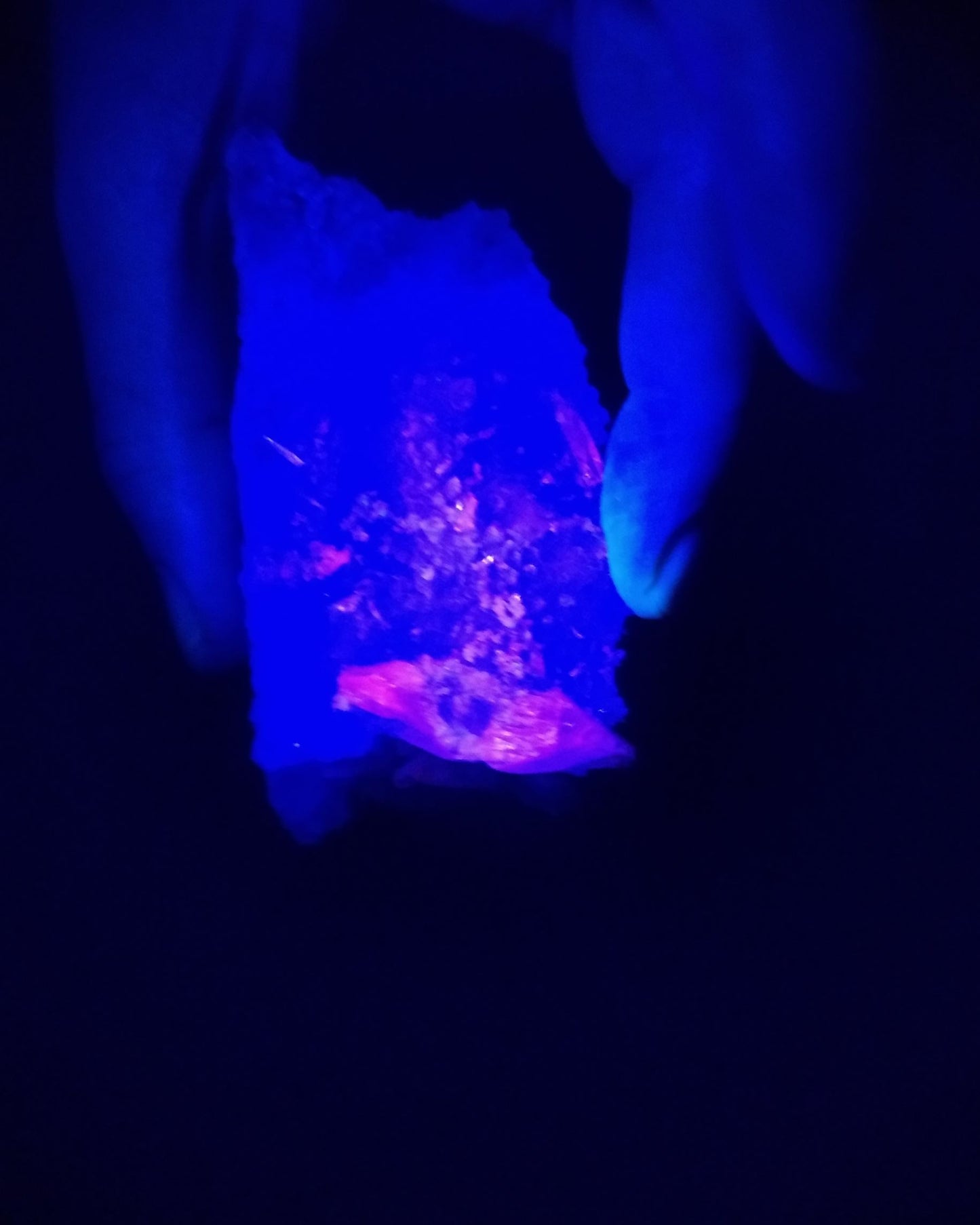 Calcite sur fleur d'améthyste